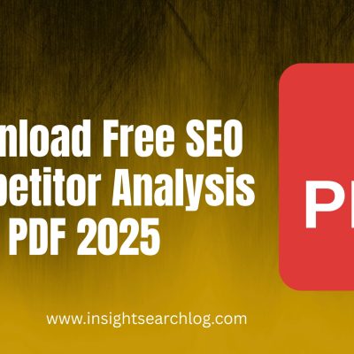 SEO Competitor Analysis PDF 2025: The Ultimate Free Guide to Beat Your Competition